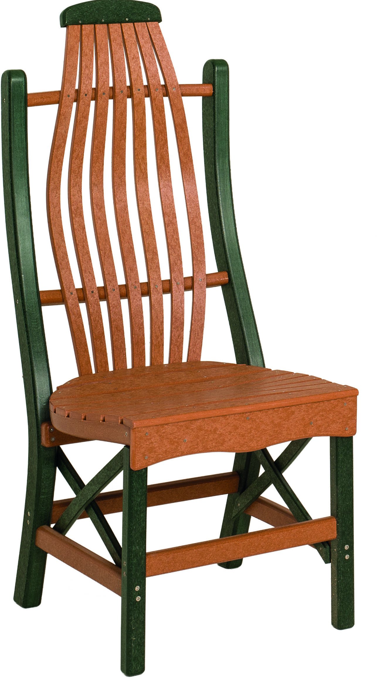 Bentwood Recycled Poly Outdoor Side Chair